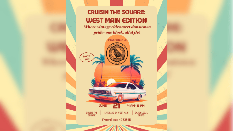 Cruisin' the Square: West Main Edition Brings Classic Fun to Fredericktown
