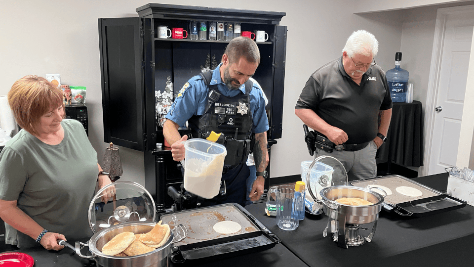 Desloge Chamber Serves Community with Pancake Breakfast