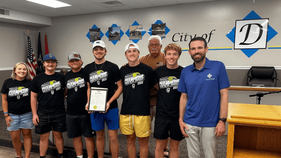 Desloge Honors North County Boys Varsity Tennis Team with Proclamation