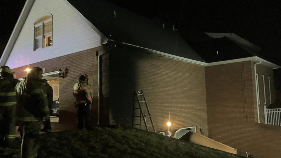 Firefighters Contain Garage Fire at Wolf Creek Home