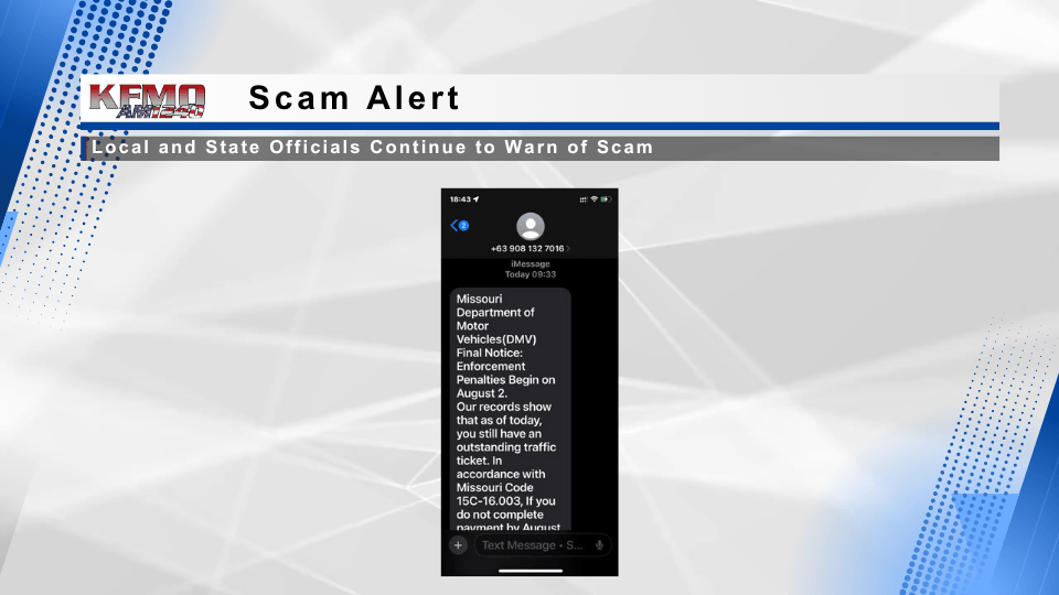 Surge in Scam Texts Claiming to Be from Missouri DMV or MoDOT