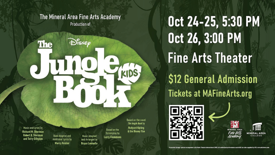 “The Jungle Book Kids” Takes the Stage This Weekend at Mineral Area College