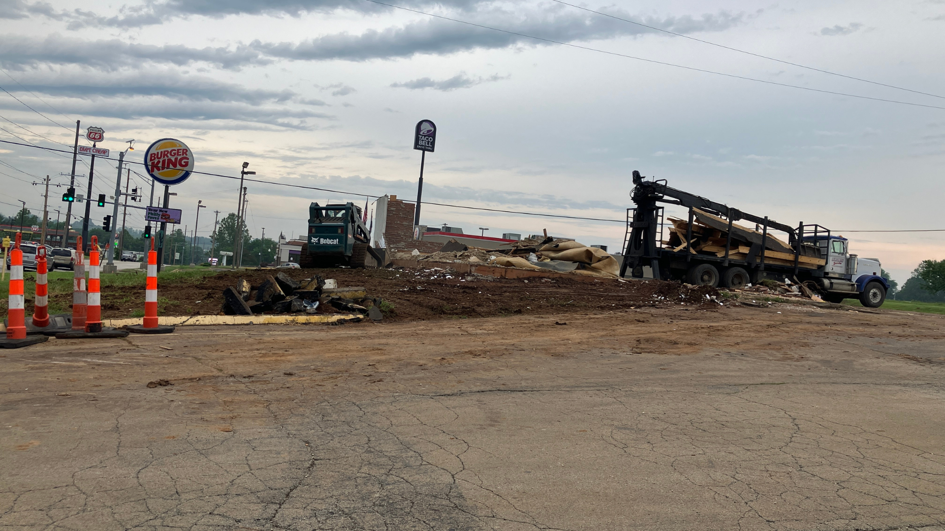 TitleMax Building Torn Down