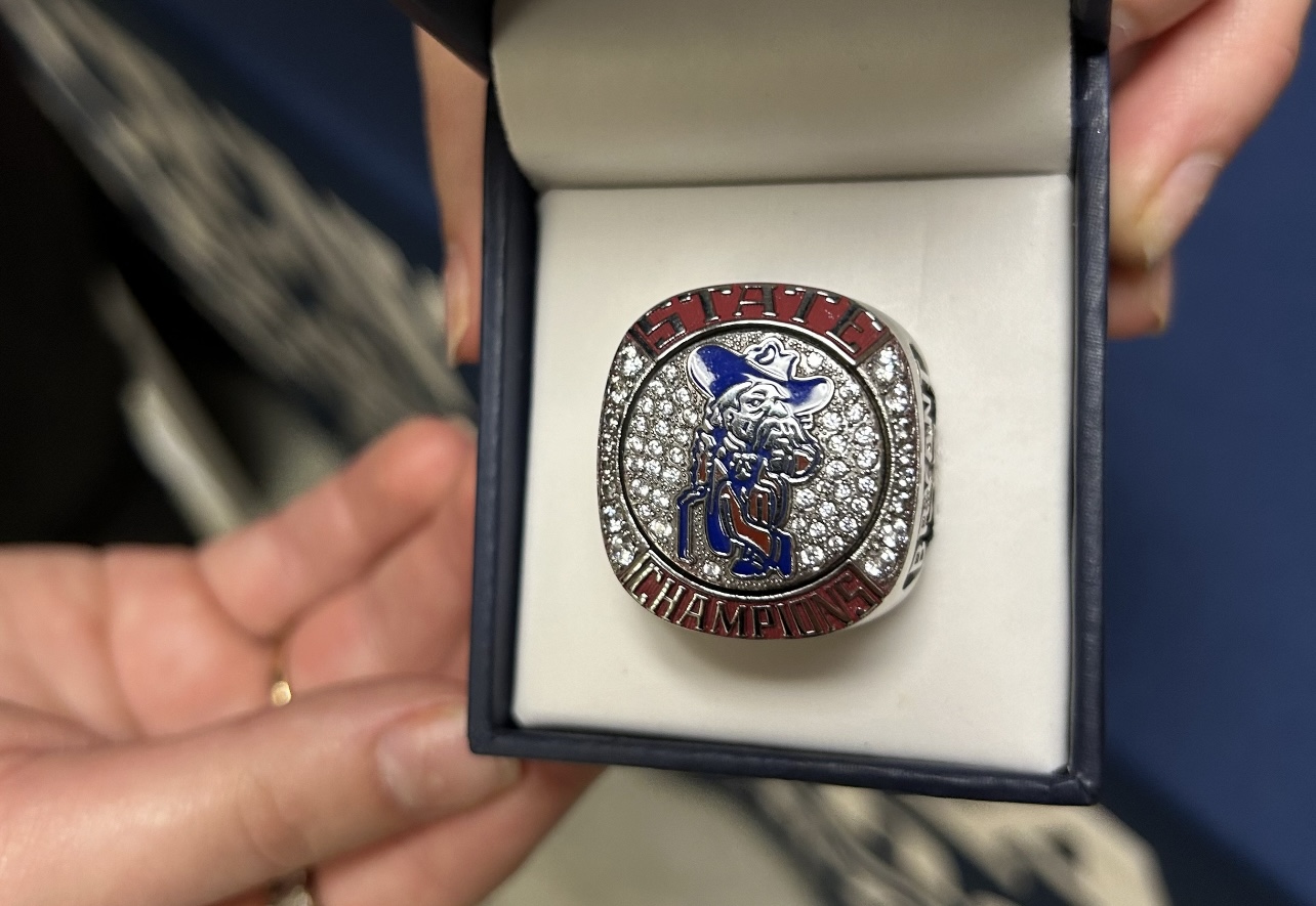 State Champion Rebels Recognized at Ring Ceremony